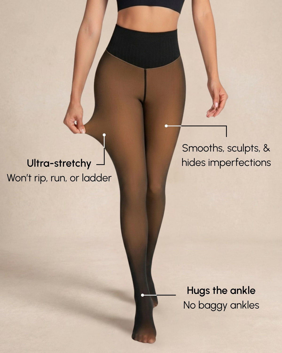 Fleece-Lined Tights