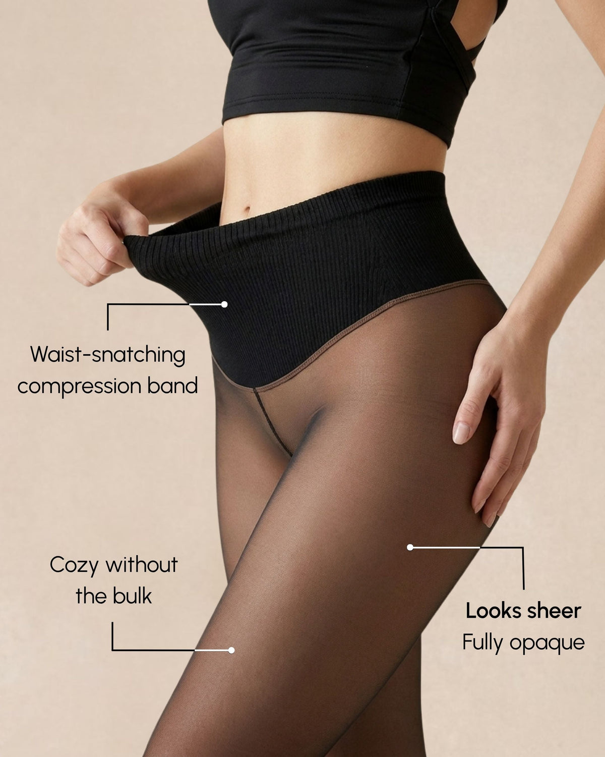 Fleece-Lined Tights